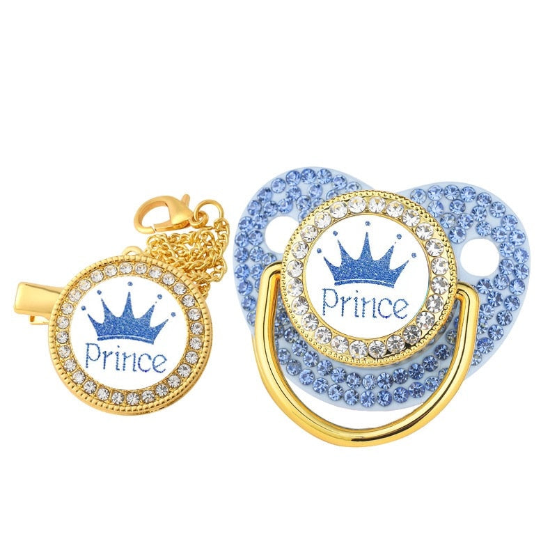 Sucette pour bébé princesse et princes tendance ™