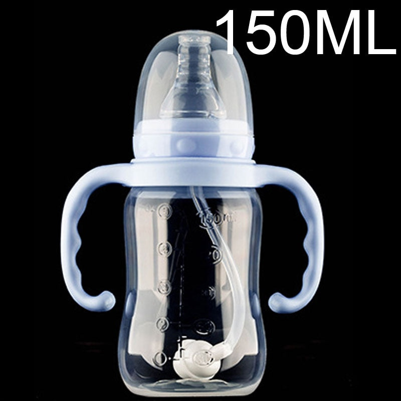 Sucette de bébé bleue de luxe BPA Sans silicone Nom Lettre initiale avec clip silicone Orthodontie ™