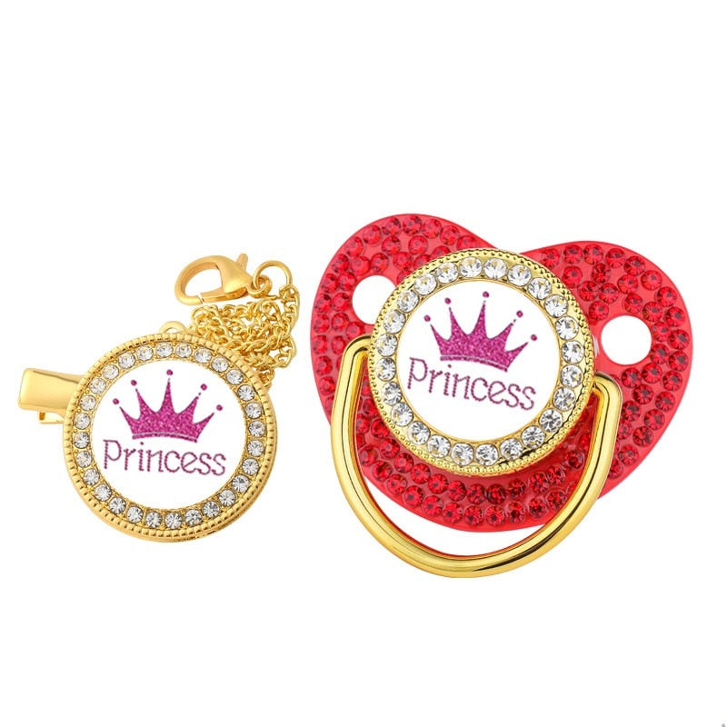 Sucette pour bébé princesse et princes tendance ™