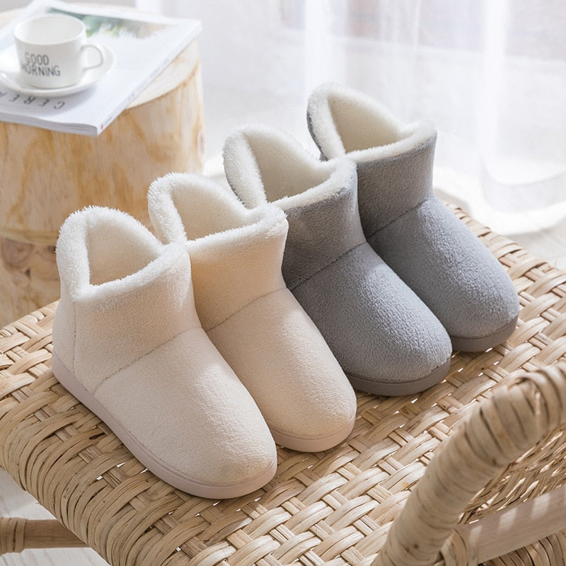 CHAUSSONS  CHAUD D'HIVER  FEMMES PELUCHE  ™