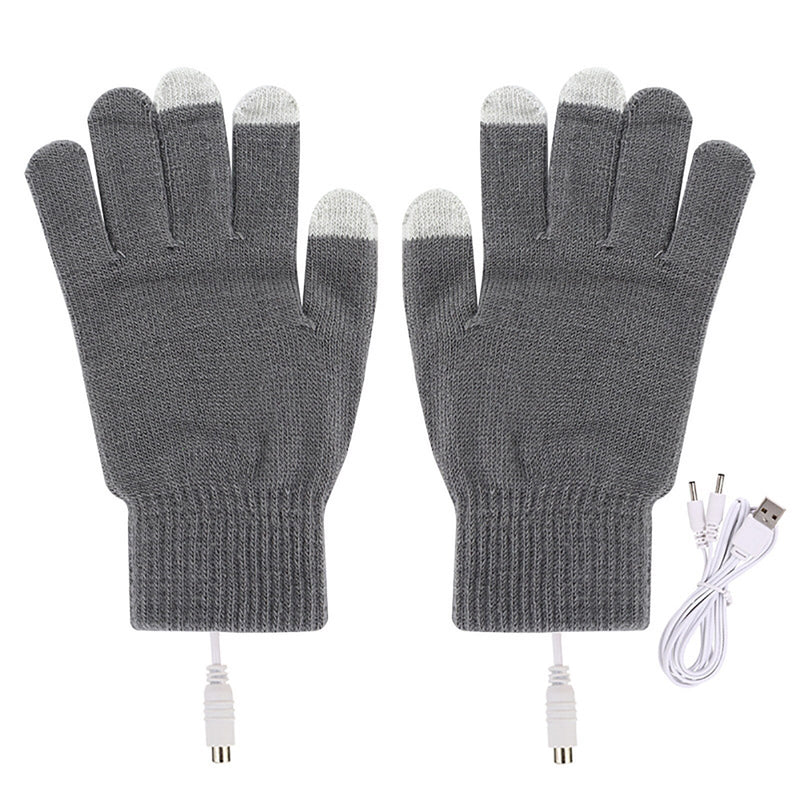 Gants chauffants électriques Double face, mitaines Usb, rechargeables, étanches™