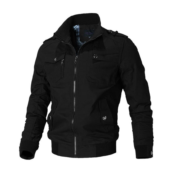 Veste Bomber coupe-vent décontractée pour homme, manteau à la mode, style militaire Slim™