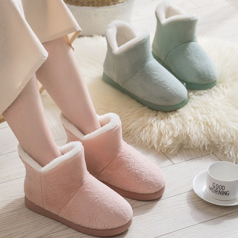 CHAUSSONS  CHAUD D'HIVER  FEMMES PELUCHE  ™