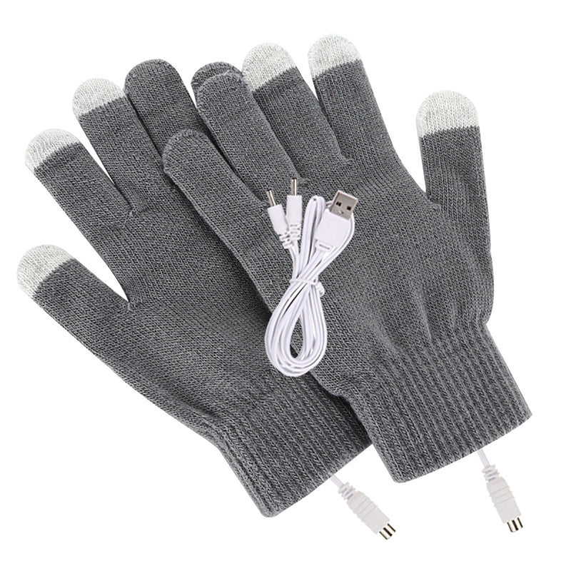 Gants chauffants électriques Double face, mitaines Usb, rechargeables, étanches™