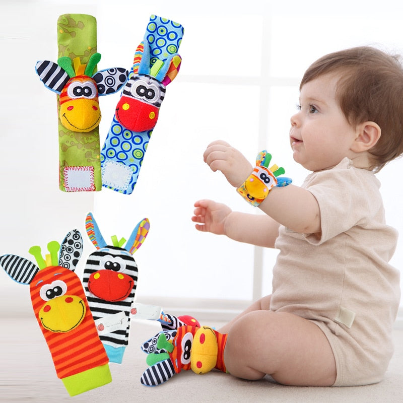 Jouet Bébé Hochets Chaussettes Animaux Bracelet ™