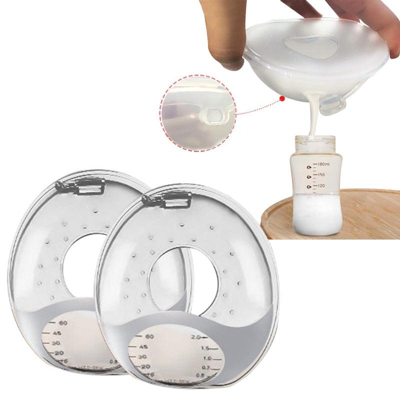 Recueil lait maternel  doux et réutilisable  post-partum Tétine Conteneur d'aspiration ™