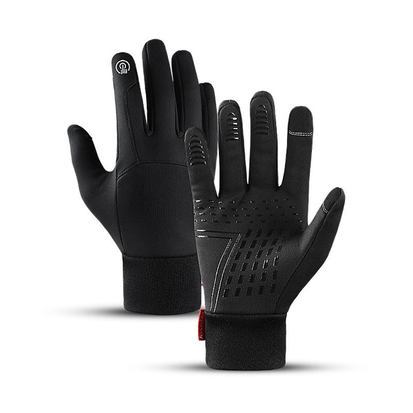 Gants d'hiver pour hommes et femmes, toucher froid imperméable, gants de moto, hommes Sports de plein air, chaud thermique polaire, gants de course à pied et de Ski™