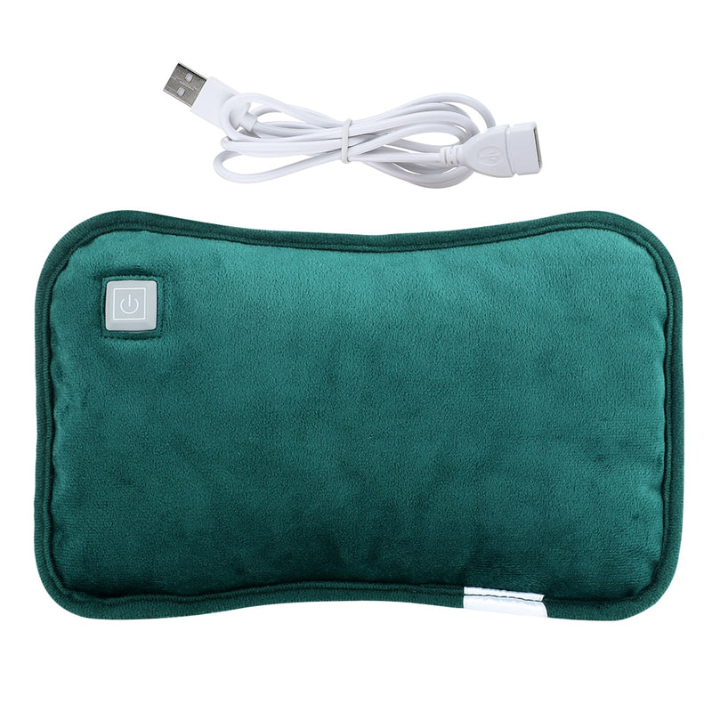 Chauffe-mains électrique USB en graphène, flanelle chauffante d'hiver, chaleur des pieds, sac chaud, gants d'oreiller réutilisables ™